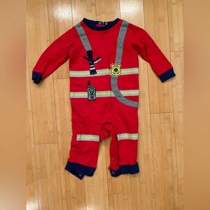 Baby Boden Firefighter costume pajamas. 18-24 month. EUC